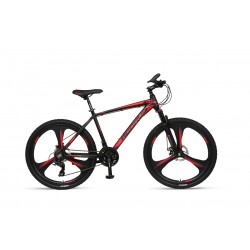 Umit Accrue 26inch MTB 2D Zwart/Rood